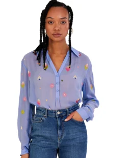 Monsoon Gael Embroidered Blouse| Blue 6 Monsoon Gael Embroidered Blouse| Blue -Cheap Wovinity Store jr666 54275402 1