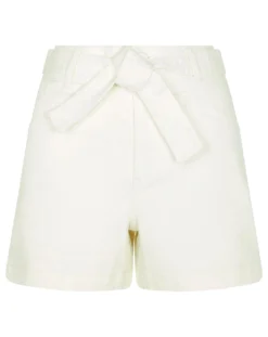 Monsoon Ecru Denim Shorts| Ecru