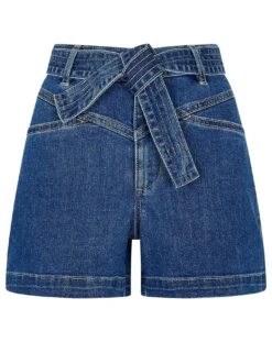 Monsoon Cara Denim Shorts| Denim Blue