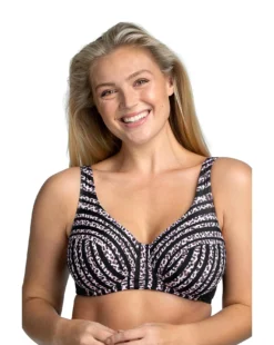 Miss Mary Of Sweden Bondi Bikini Top| Black