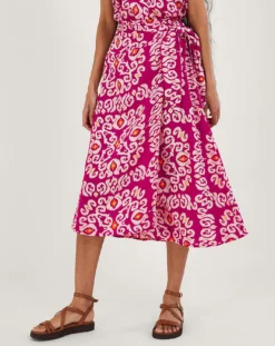 Monsoon Bandhani Print Sarong Skirt| Pink -Cheap Wovinity Store ru360 54310510 2
