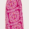 Monsoon Bandhani Print Sarong Skirt| Pink