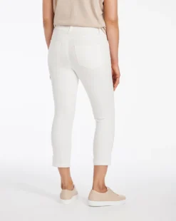 Amber White Pull On Crop Jeggings| White -Cheap Wovinity Store t01ig266503w