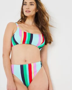 Simply Be Mix And Match Textured Bikini Brief| Stripe -Cheap Wovinity Store u01gc552723w
