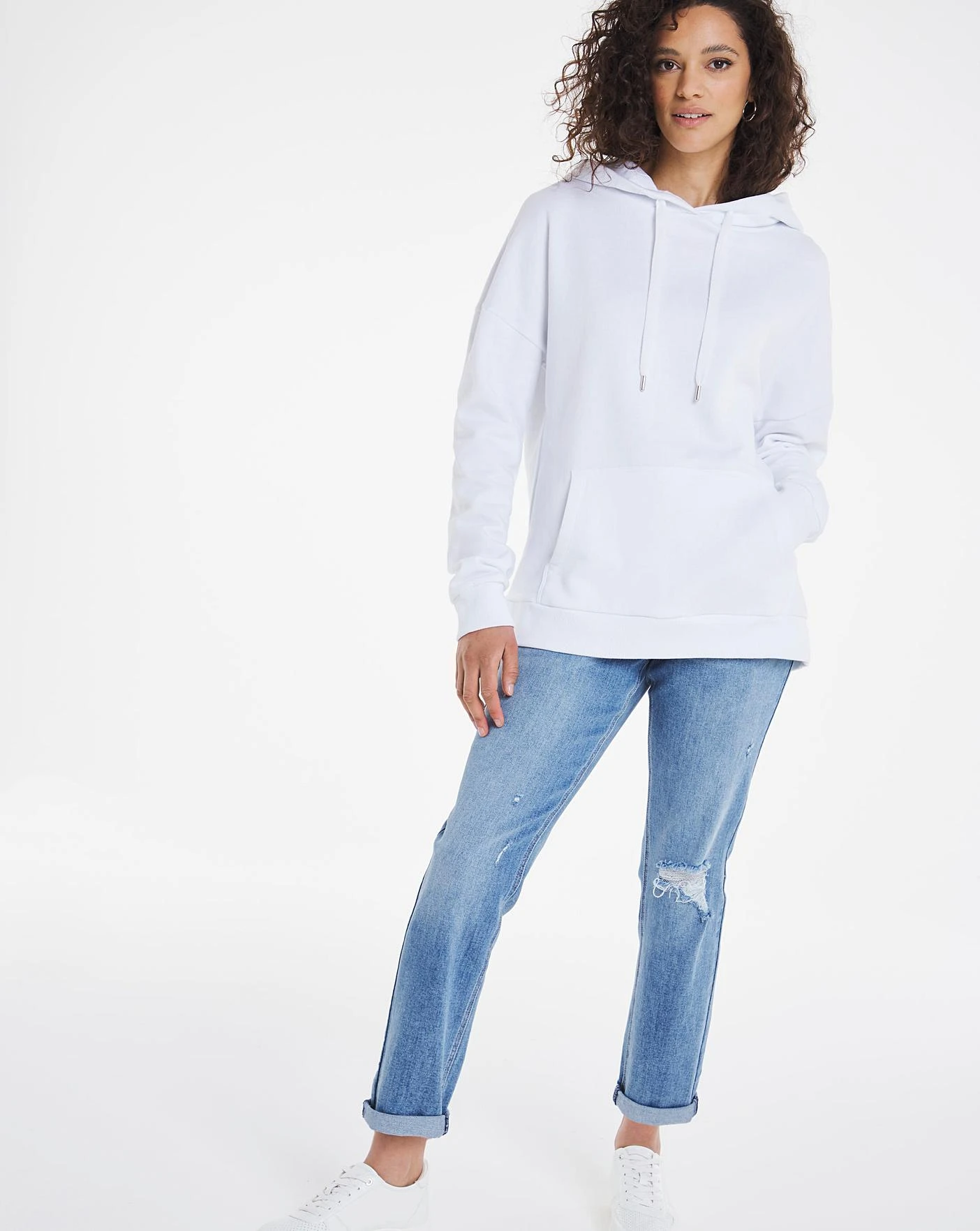Simply Be Fern Light Stonewash Slim Ripped Boyfriend Jeans| Light Stonewash 1 Simply Be Fern Light Stonewash Slim Ripped Boyfriend Jeans| Light Stonewash
