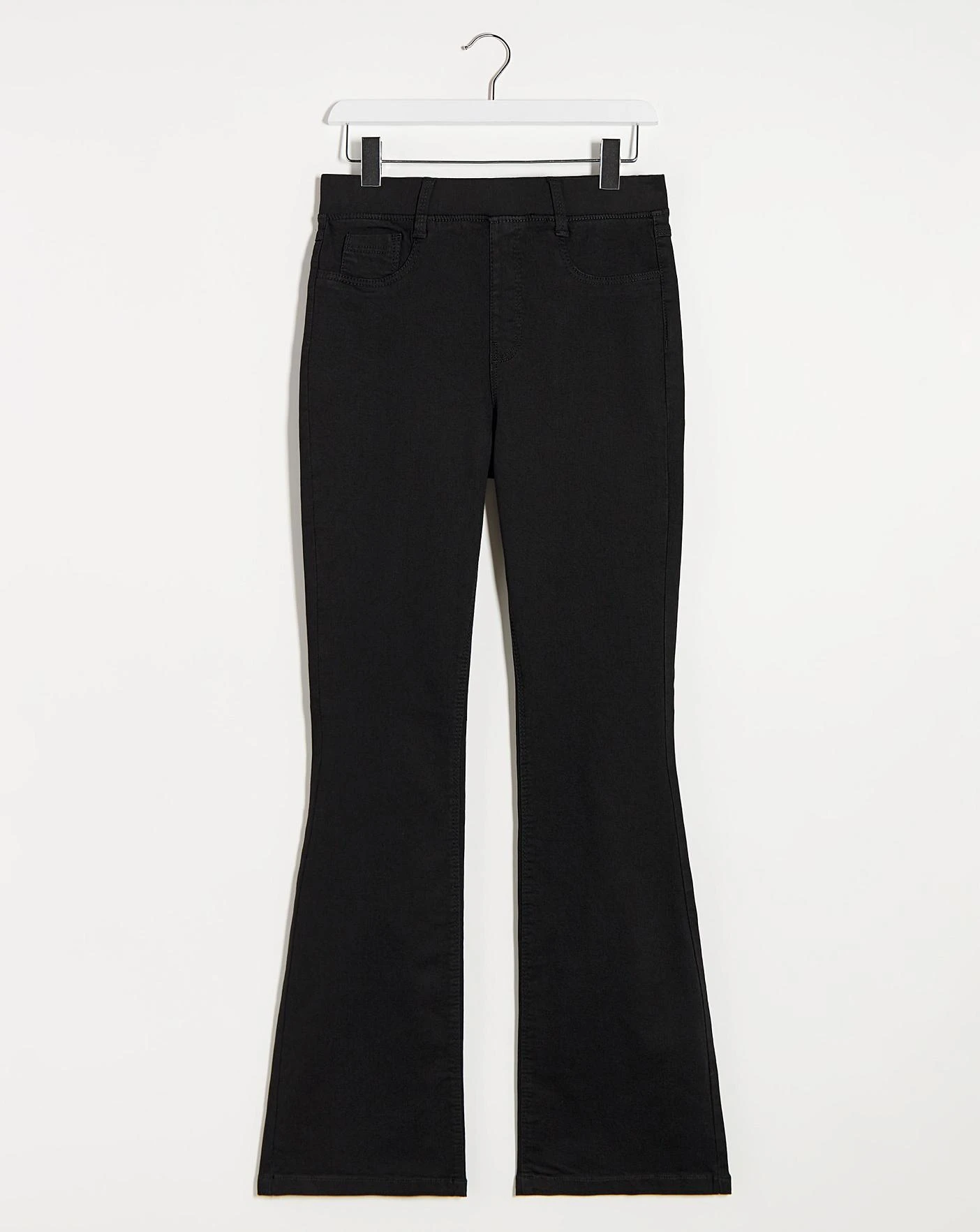 Erin Black Pull On Bootcut Jeggings| Black 2 Erin Black Pull On Bootcut Jeggings| Black - Image 2