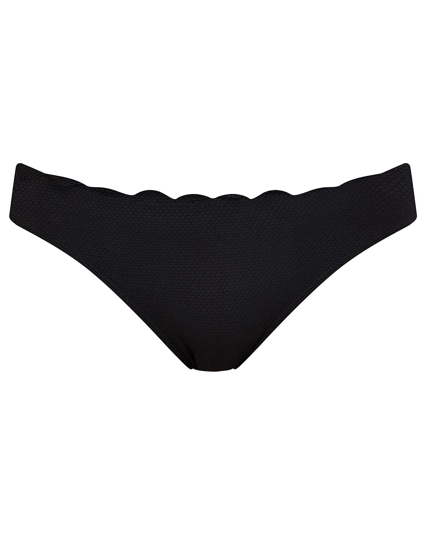 Monsoon Scallop Edge Bikini Bottoms| Black 1 Monsoon Scallop Edge Bikini Bottoms| Black