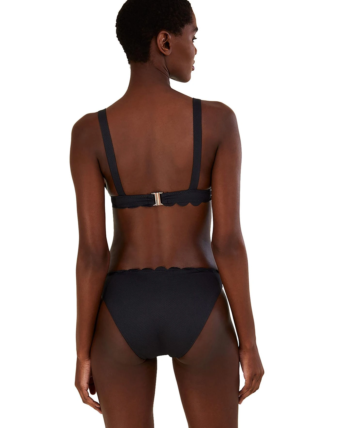 Monsoon Scallop Edge Bikini Bottoms| Black 4 Monsoon Scallop Edge Bikini Bottoms| Black - Image 4