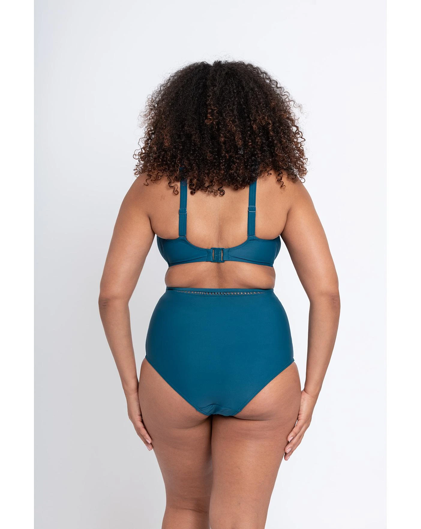 Curvy Kate First Class High Waist Bikini Bottom| Deep Teal 2 Curvy Kate First Class High Waist Bikini Bottom| Deep Teal - Image 2