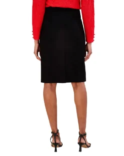Monsoon Ponte Pencil Skirt| Black -Cheap Wovinity Store uw699 34114701 4