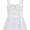 Monsoon Broderie Wide Strap Cami Top| White