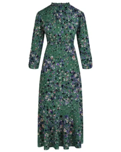 Monsoon Blossom Print Shirt Dress| Green