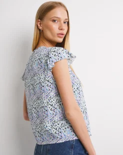 Whistles Tulip Meadow Blance Top| Multi -Cheap Wovinity Store w01cs822754w