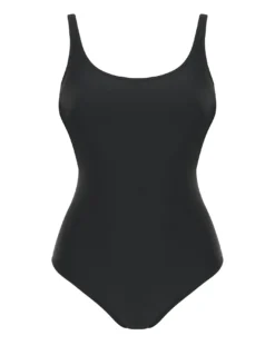 Simply Be Sports Cross Back Swimsuit| Black -Cheap Wovinity Store w01gh264725s