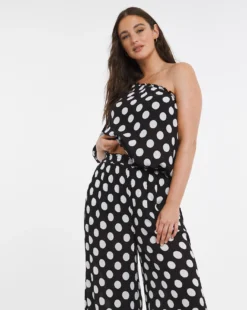 Simply Be One Shoulder Beach Top| Polka Dot 8 Simply Be One Shoulder Beach Top| Polka Dot -Cheap Wovinity Store w01ia325747w