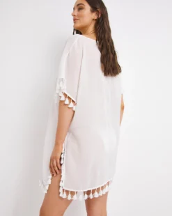 Simply Be Value 2 Pack Beach Kaftans| Black/White -Cheap Wovinity Store w01ia394745w