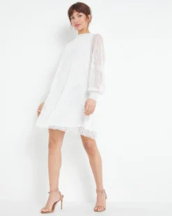 Joanna Hope Beaded Dress| Ivory -Cheap Wovinity Store w01mn649740w