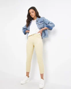 Dreamsculpt Crop Jeans| Lemon