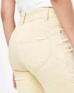 Dreamsculpt Crop Jeans| Lemon -Cheap Wovinity Store w01uy399740w