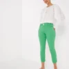 Dreamsculpt Crop Jeans| Green