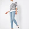 Amber Light Blue Skinny Jeggings| Light Blue