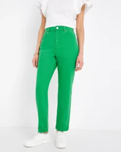 Demi High Waisted Mom Jeans| Bright Green 6 Demi High Waisted Mom Jeans| Bright Green -Cheap Wovinity Store w01uy464743w