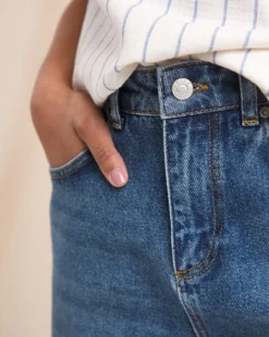 Anise Lily Vintage Blue Crop Flare Jeans| Vintage Blue 9 Anise Lily Vintage Blue Crop Flare Jeans| Vintage Blue -Cheap Wovinity Store w01vk017795w