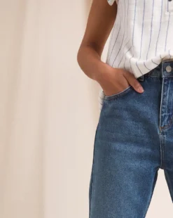 Anise Lily Vintage Blue Crop Flare Jeans| Vintage Blue 10 Anise Lily Vintage Blue Crop Flare Jeans| Vintage Blue -Cheap Wovinity Store w01vk017797w