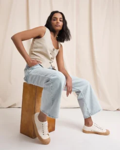 Anise Poppy Bleach Wash Slouch Jeans| Bleach Wash 10 Anise Poppy Bleach Wash Slouch Jeans| Bleach Wash -Cheap Wovinity Store w01vk075804w