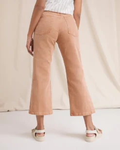 Anise Lily Baked Pink Crop Flare Jeans| Baked Pink -Cheap Wovinity Store w01vk132803w