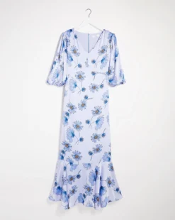 Joanna Hope Satin Puff Sleeve Midi Dress| Blue Print 9 Joanna Hope Satin Puff Sleeve Midi Dress| Blue Print -Cheap Wovinity Store w02wi296726s