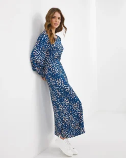 Julipa Jersey Dress With Seam Detail| Navy Multi 7 Julipa Jersey Dress With Seam Detail| Navy Multi -Cheap Wovinity Store w07zz138706w