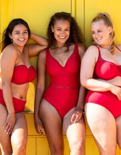 Curvy Kate First Class Swimsuit| Red -Cheap Wovinity Store wj804 ck firstclass red group ls2