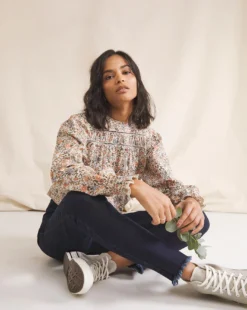 Anise Charlotte Floral Print Ladder Trim Blouse| Multi Coloured Floral 10 Anise Charlotte Floral Print Ladder Trim Blouse| Multi Coloured Floral -Cheap Wovinity Store x01eg144775w