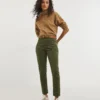 Khaki Slim Babycord Jeans| Khaki