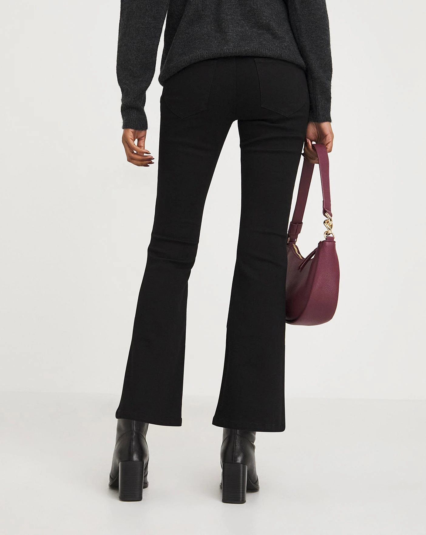 Dream Sculpt Black Bootcut Jeans| Black 3 Dream Sculpt Black Bootcut Jeans| Black - Image 3