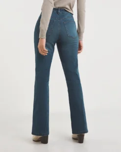 Kim High Waist Bootcut Leg Jeans| Mid Blue -Cheap Wovinity Store x01fc869758w