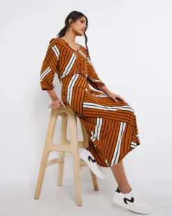 Geo Print Jersey Tea Dress| Geo Print -Cheap Wovinity Store x01fh948747w