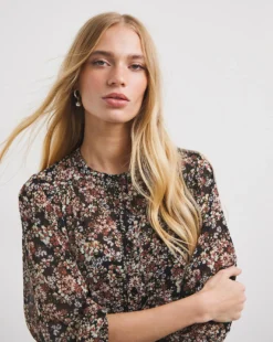 Georgette Button Through Smock Dress| Natural -Cheap Wovinity Store x01gh645730w