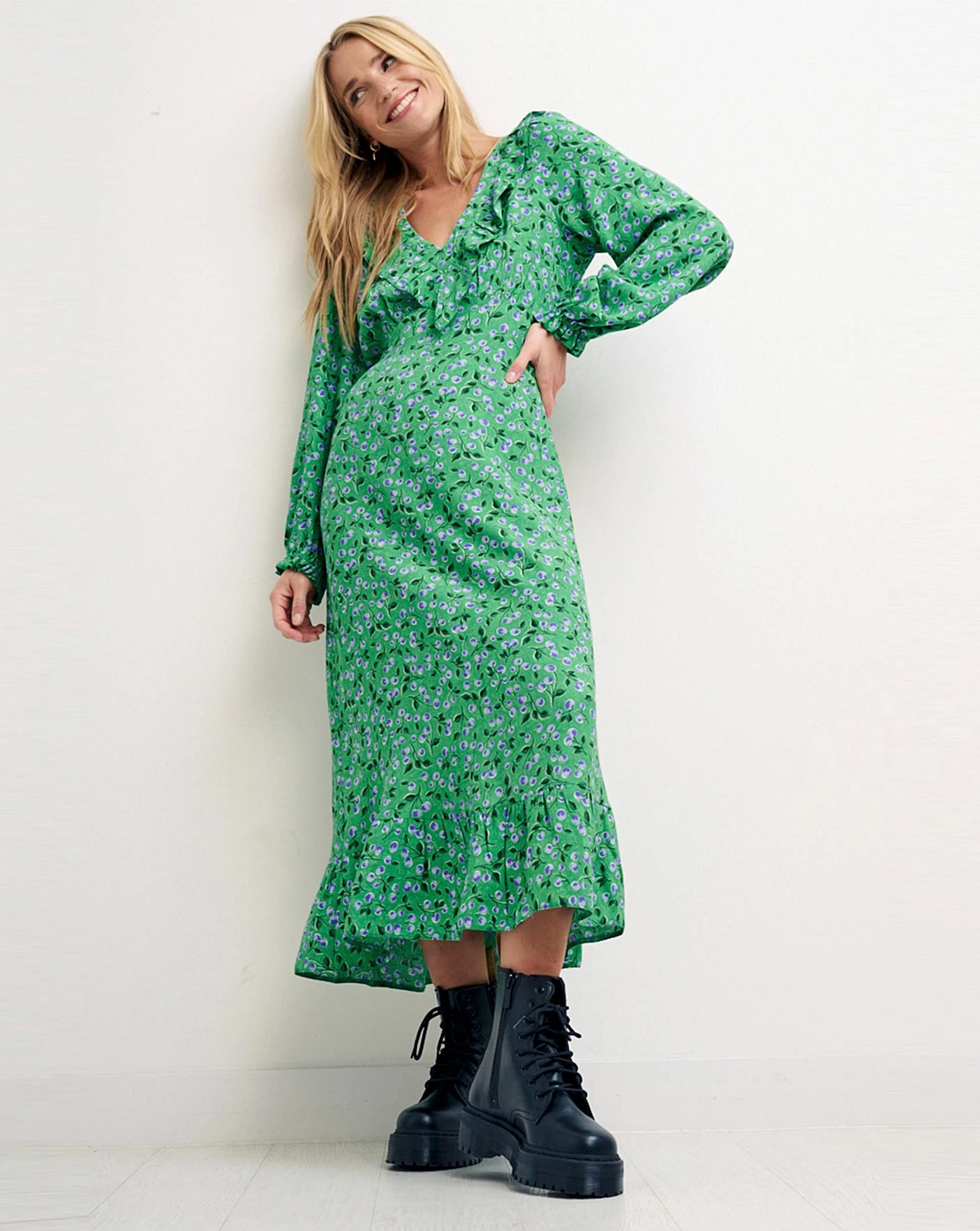 Nobody's Child Bella Midi Dress| Green 4 Nobody's Child Bella Midi Dress| Green - Image 4