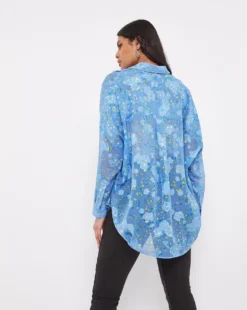 French Connection Ferna Bella Rhodes Popover Blouse| Blue Multi-coloured 6 French Connection Ferna Bella Rhodes Popover Blouse| Blue Multi-coloured -Cheap Wovinity Store x01km840762w
