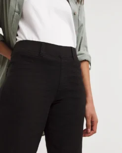 Lottie Black Pull On Wide Leg Jeggings| Black -Cheap Wovinity Store x01nb900752w