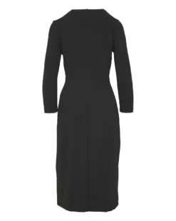 Marilyn Square Neck Scuba Crepe Dress| Black -Cheap Wovinity Store x01ol077718s