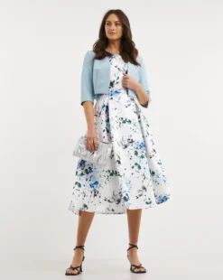 Joanna Hope Prom Dress And Shrug Jacket| Cream