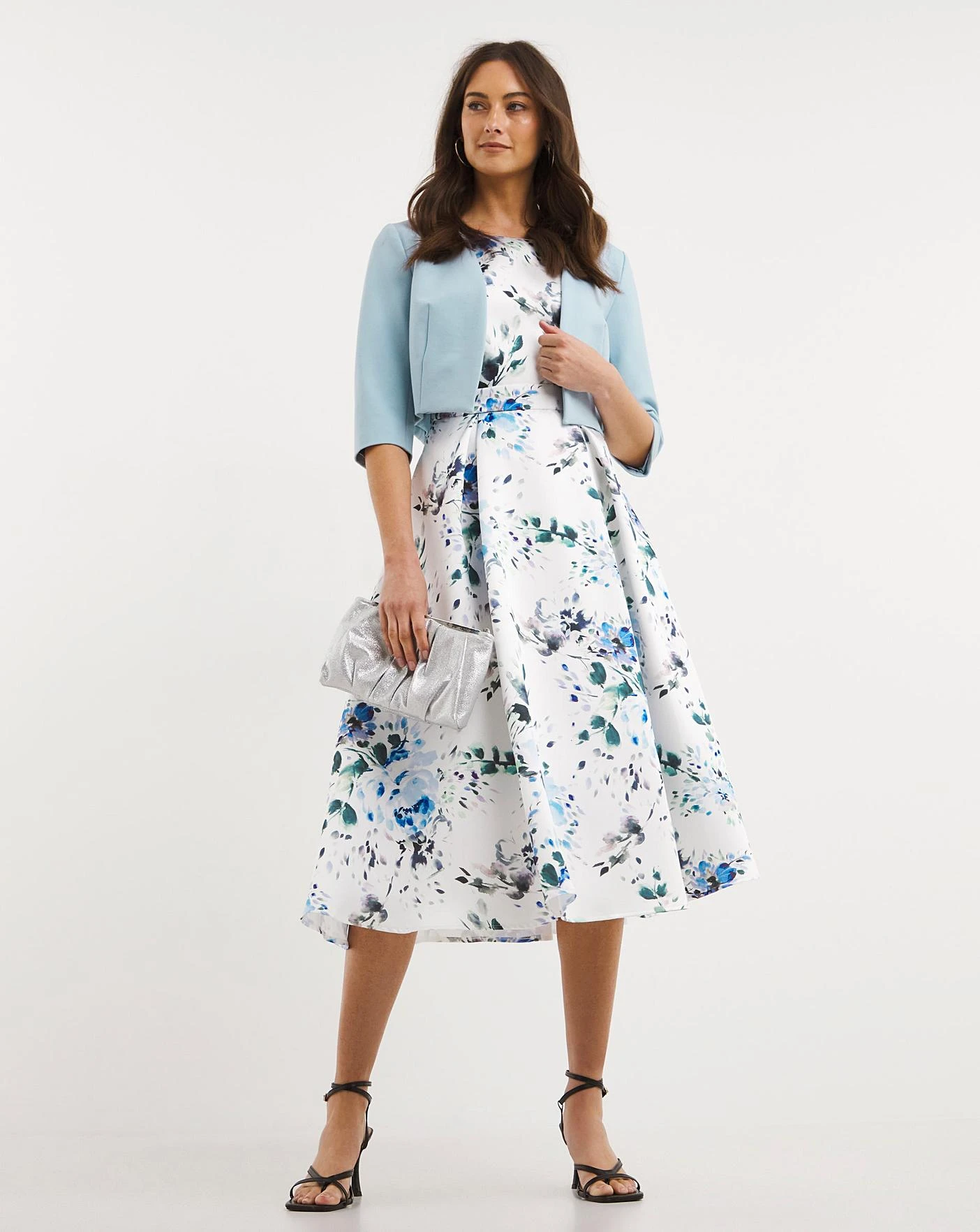 Joanna Hope Prom Dress And Shrug Jacket| Cream 1 Joanna Hope Prom Dress And Shrug Jacket| Cream