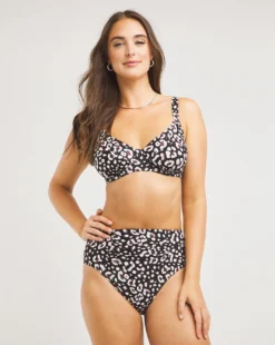 Mix And Match High Waist Bikini Bottoms| Animal Print