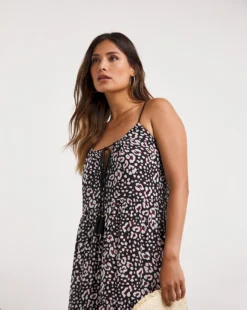 Simply Be Maxi Tiered Beach Dress| Animal Print -Cheap Wovinity Store x01qs070749w