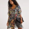 MAGISCULPT Embellished Kaftan| Butterfly Print