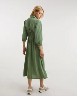 Pistachio Zip Front Shirt Dress With Open Neck| Pistachio 7 Pistachio Zip Front Shirt Dress With Open Neck| Pistachio -Cheap Wovinity Store x01rn118743w