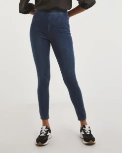 Mid Blue Jersey Denim Leggings| Mid Blue 7 Mid Blue Jersey Denim Leggings| Mid Blue -Cheap Wovinity Store x01tt114708w